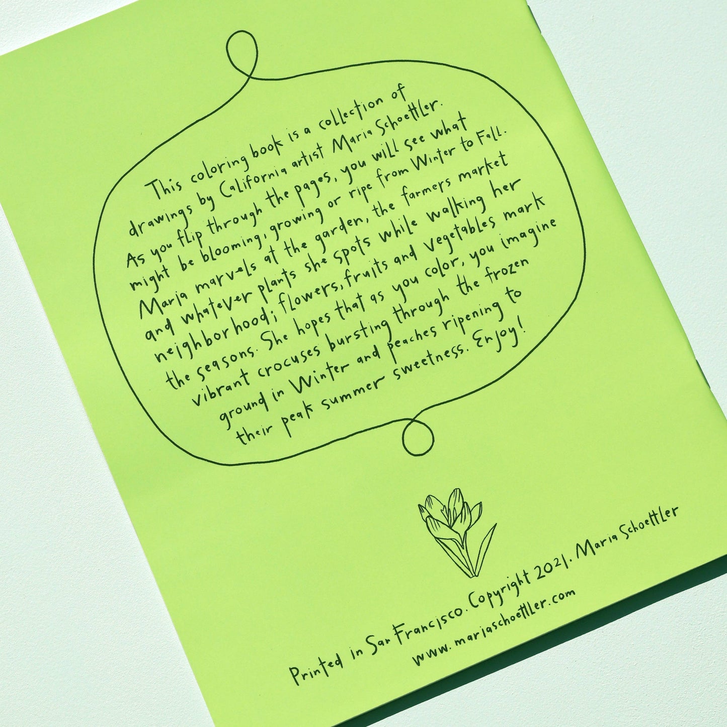 A Garden for All Seasons Colouring Book