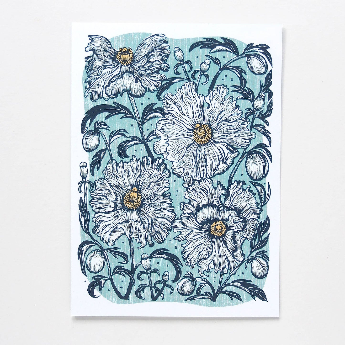 ‘Matilija Poppies’ Blank Card