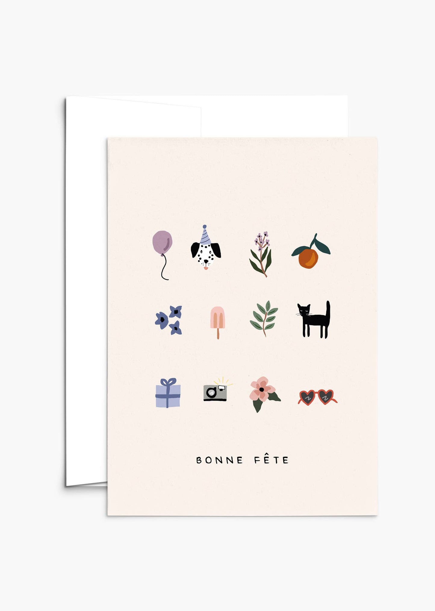 Bonne Fete & Pictures Birthday Card