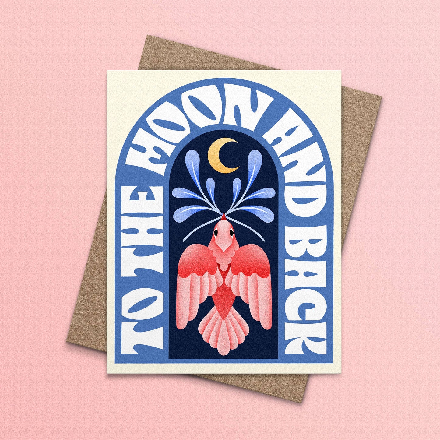 To The Moon And Back Card