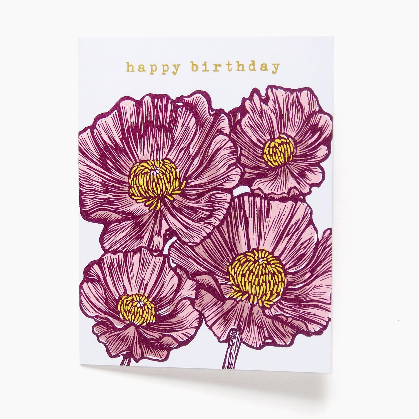 ‘Poppies’ Birthday Card