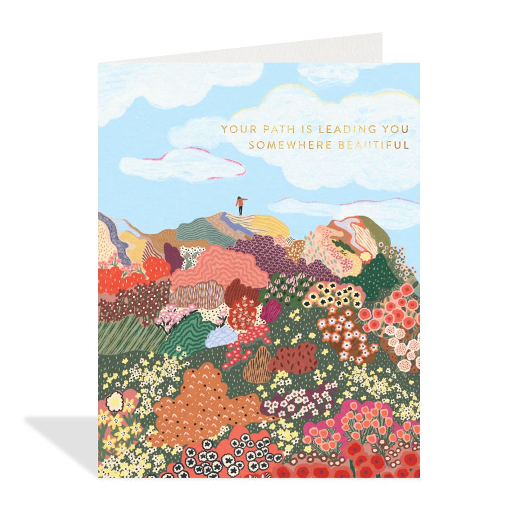 Somewhere Beautiful Greeting Card