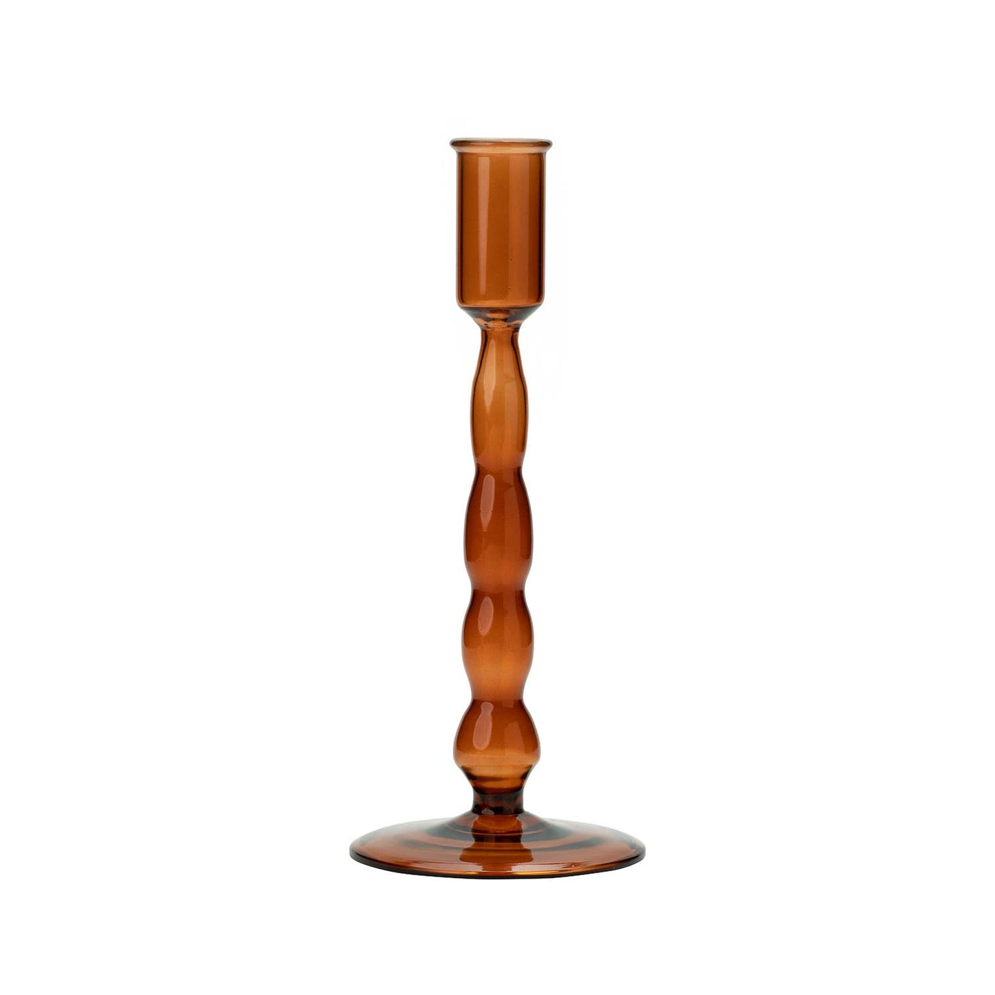 Carina Candleholder Amber Med.