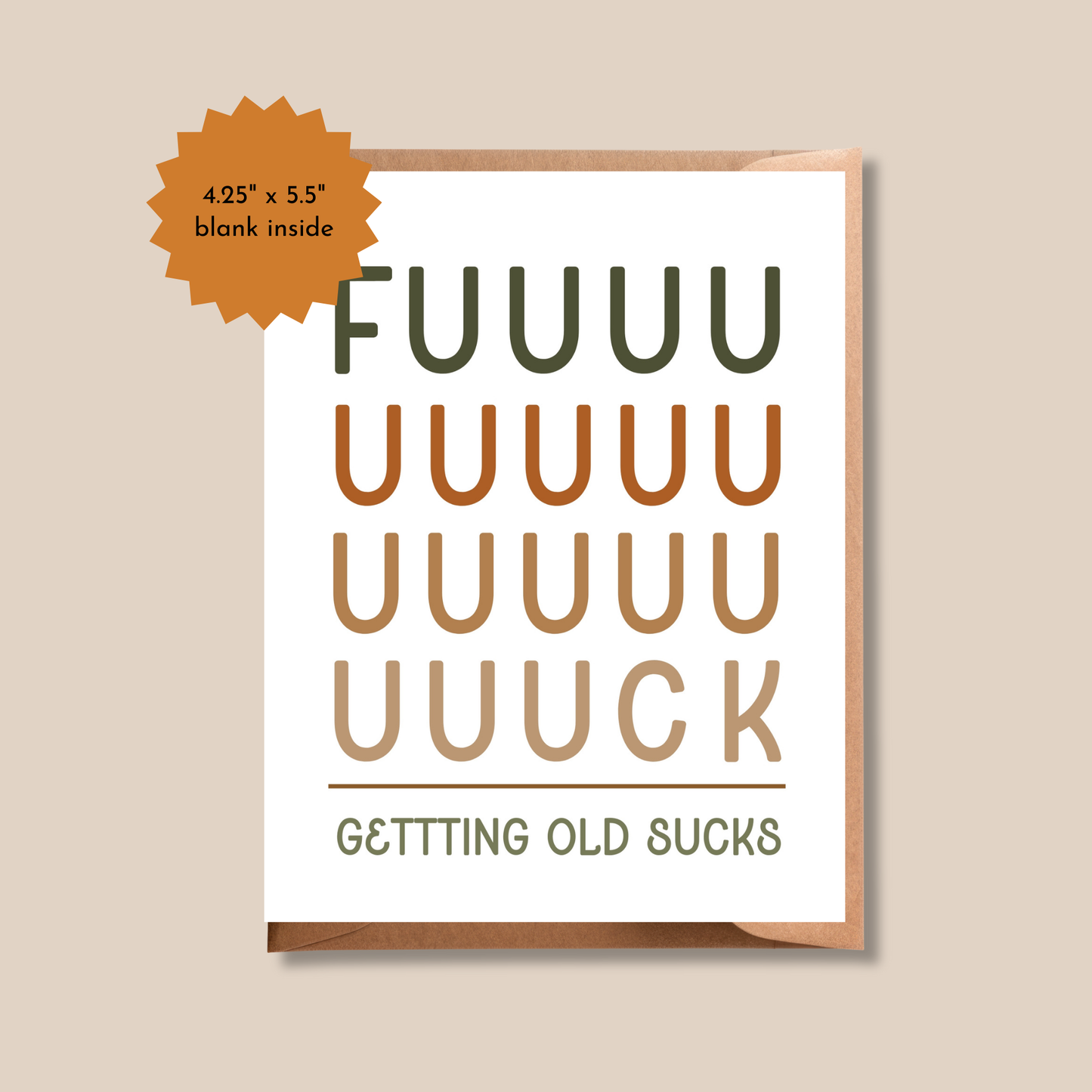 Getting Old Sucks