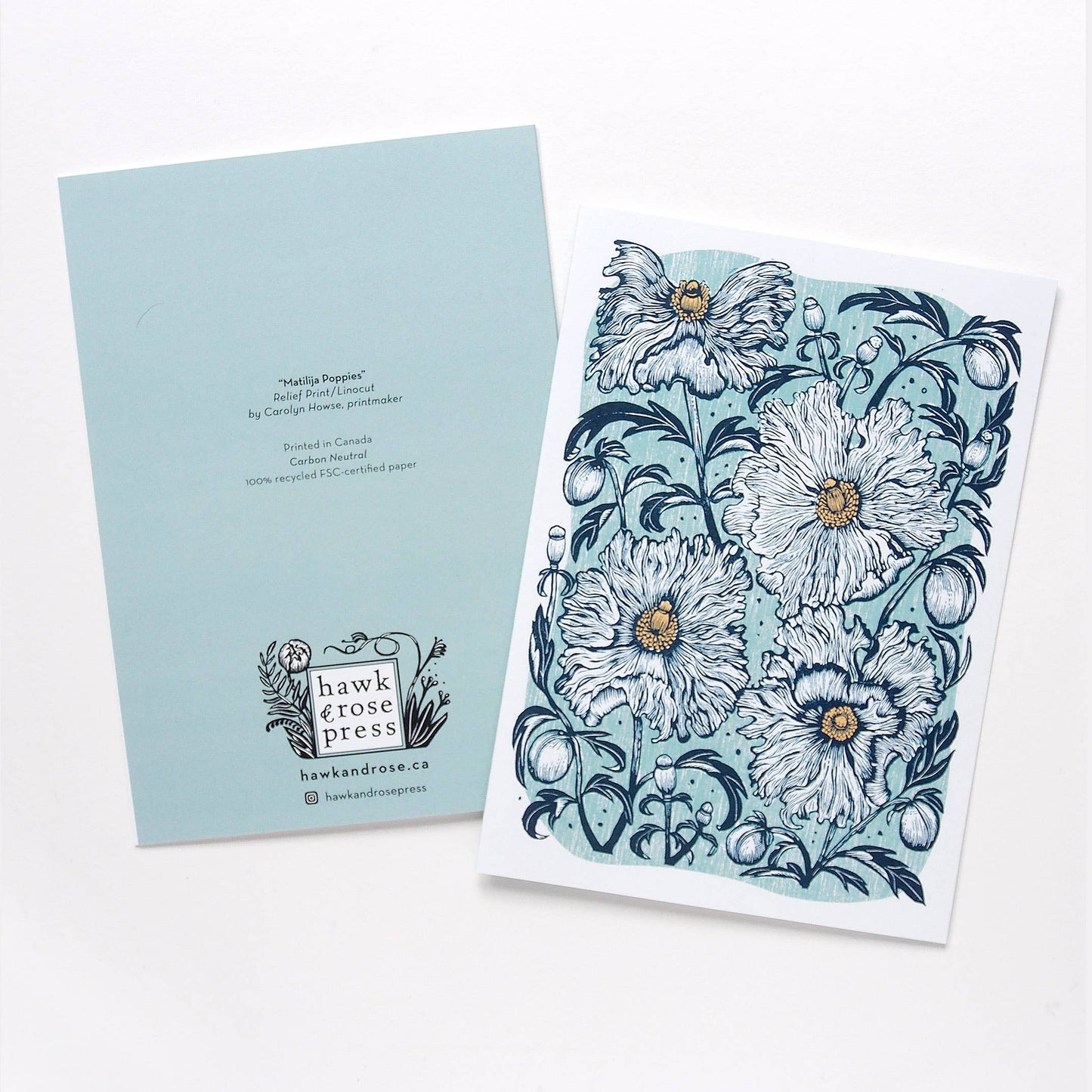 ‘Matilija Poppies’ Blank Card