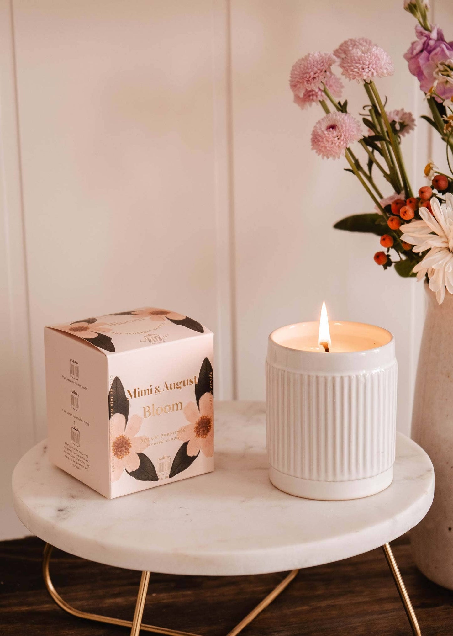 Bloom - 8 oz Reusable candle