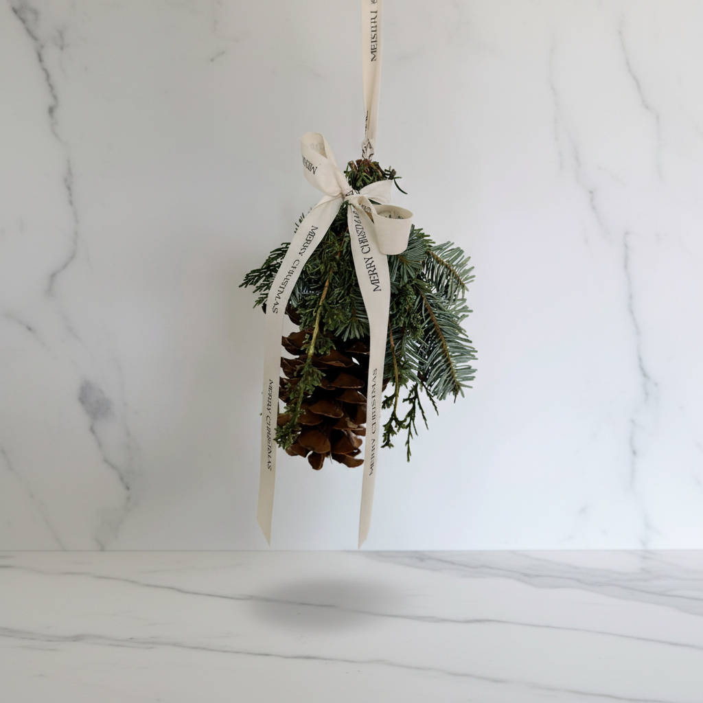 Festive Pinecone Hanger