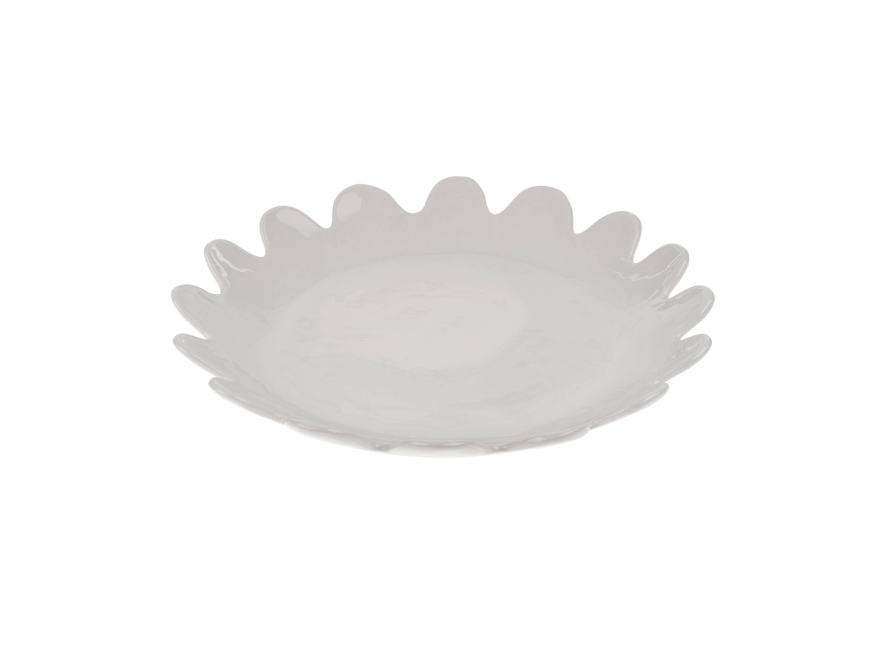 Scalloped Serving Plate