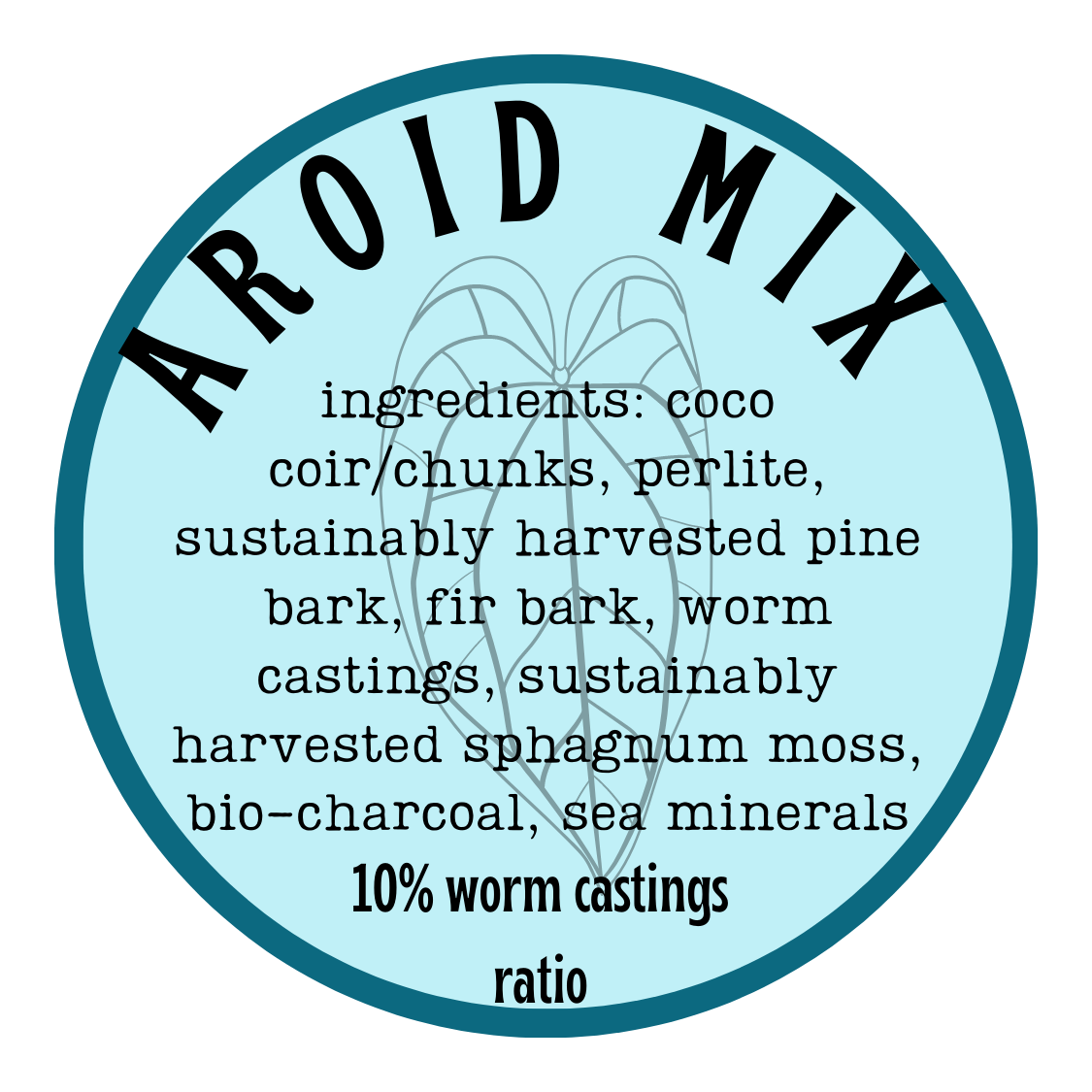 Aroid blend- Potting soil for indoor plants: 3L