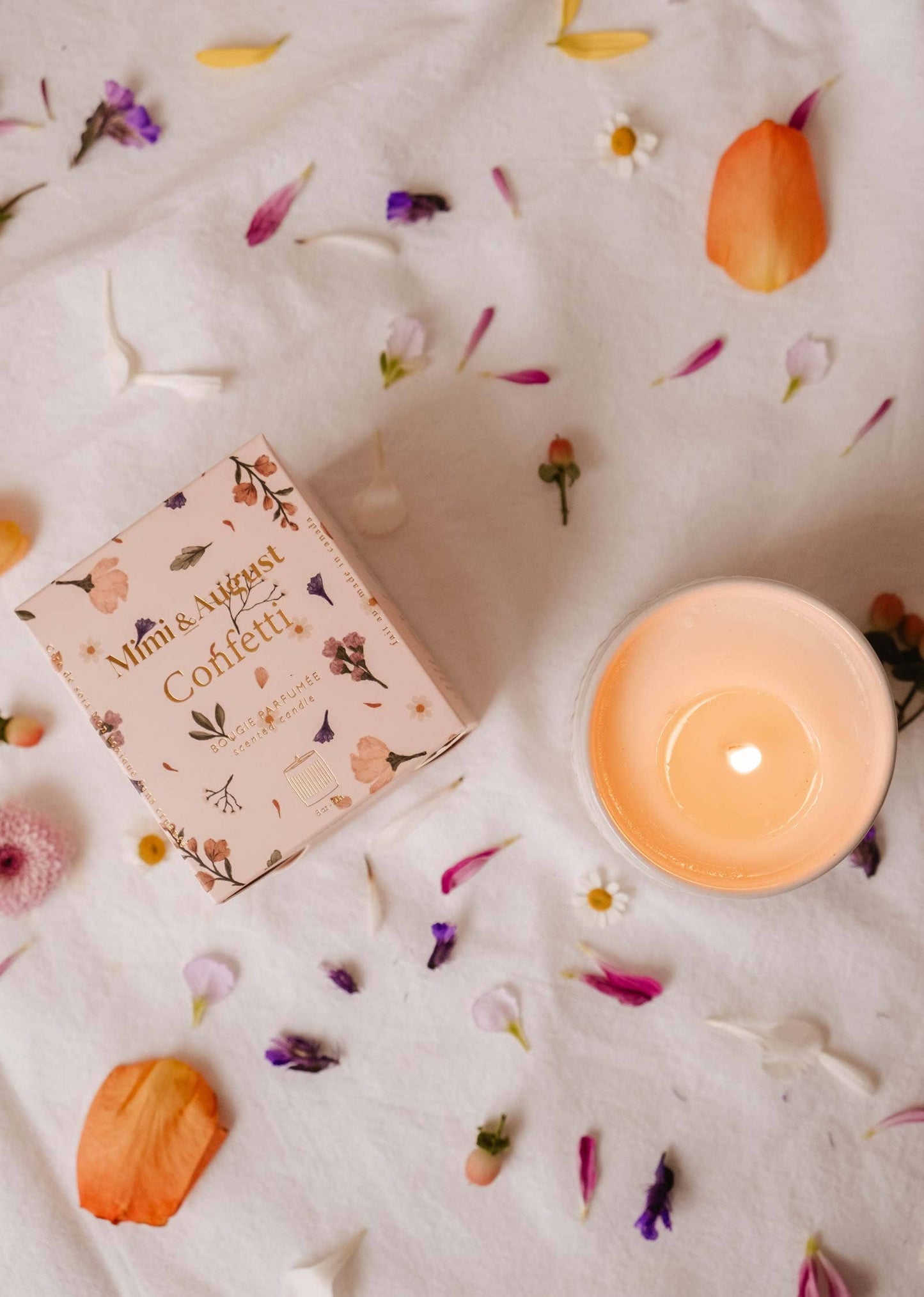 Confetti- 8 oz Reusable candle