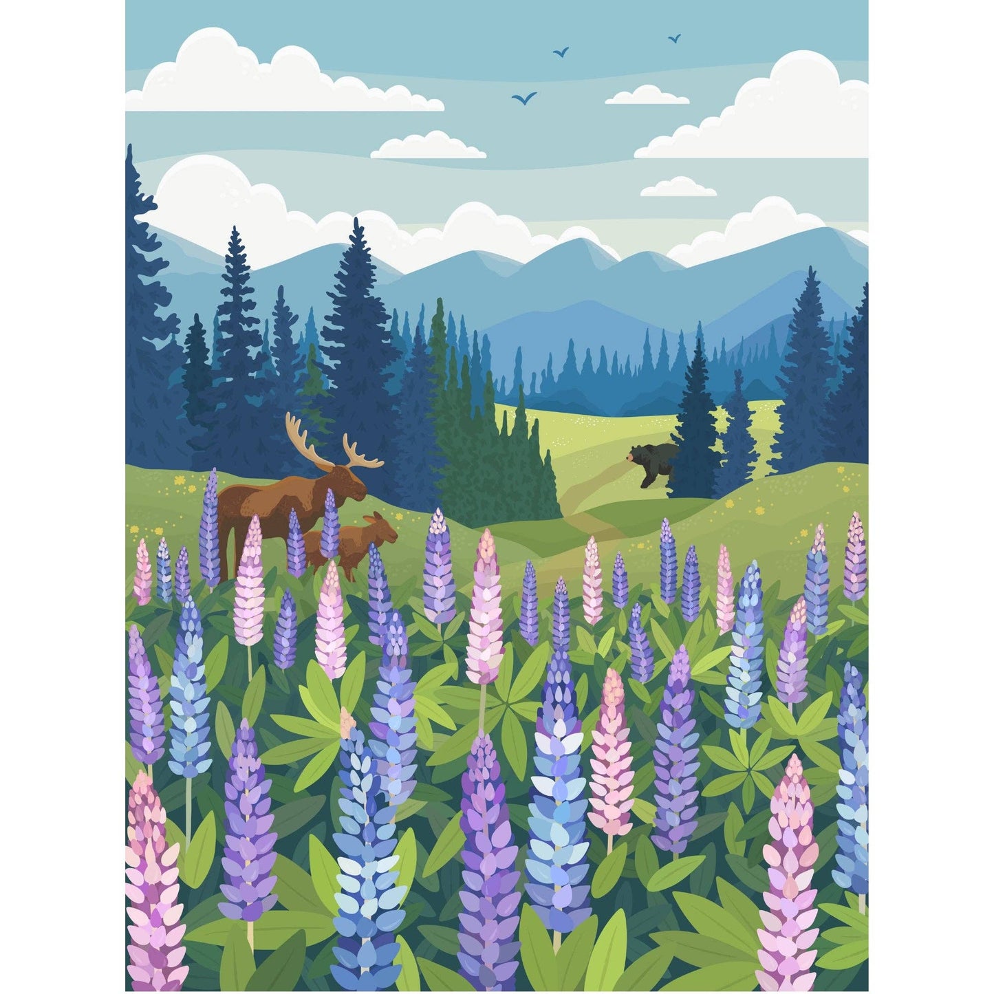 Lupines Meadow | 1000-Piece Puzzle