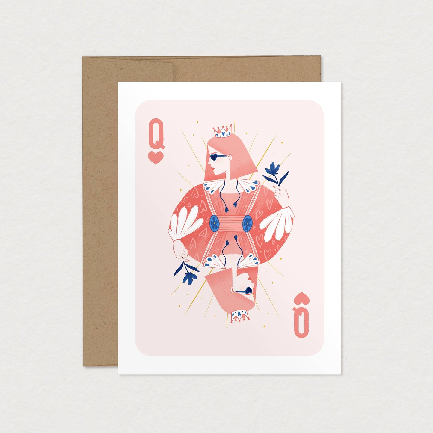 Queen of Hearts Birthday Card