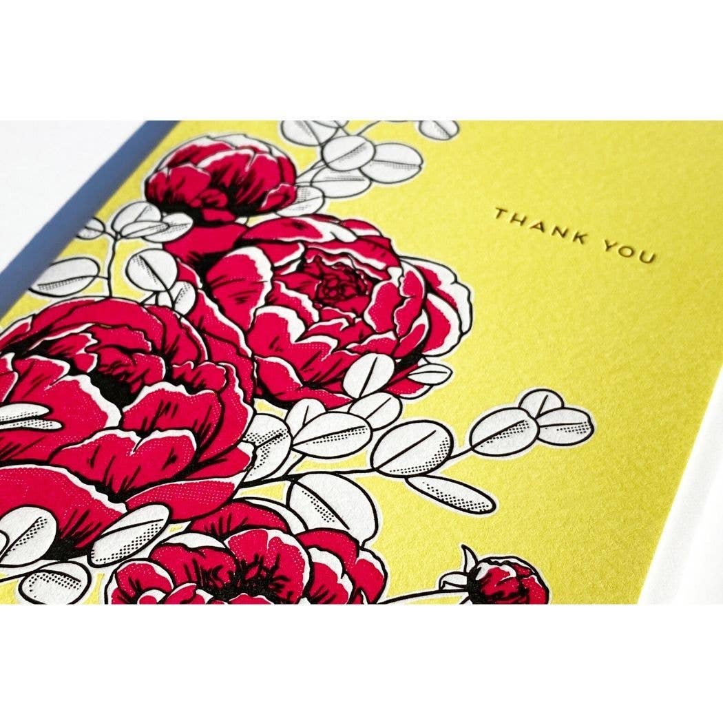 Peonies Card: Single Card