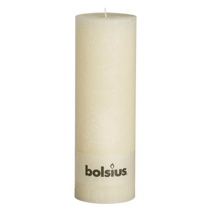 Rustic Pillar Candle 19cm