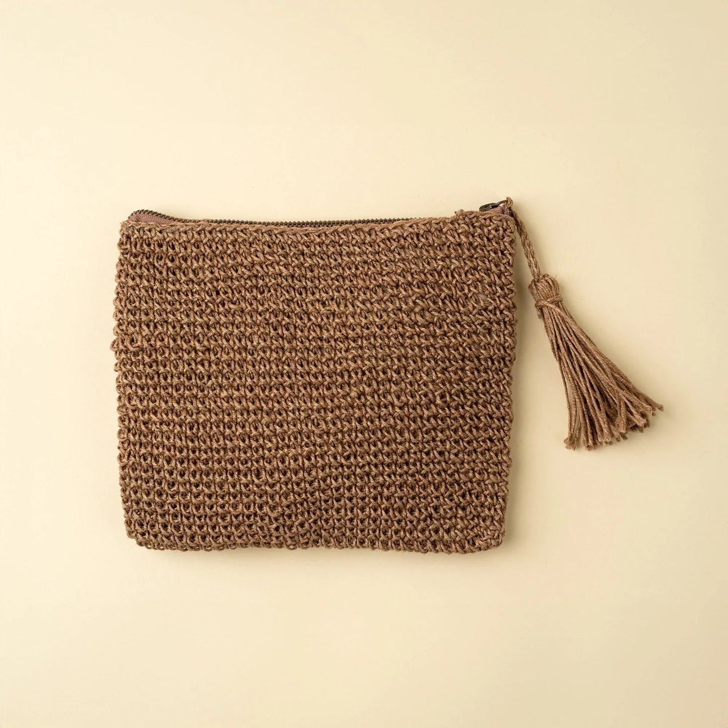 Lola Woven Jute Pouch