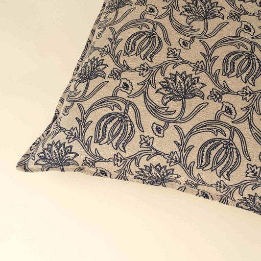 Lotus Linen Pillow