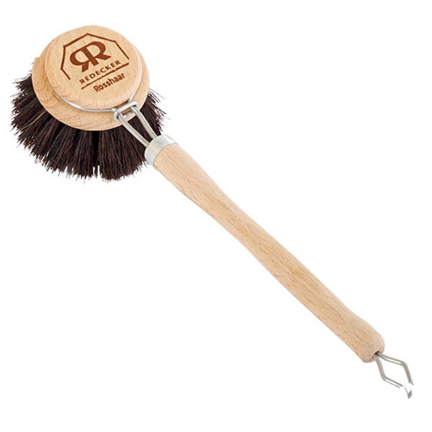 Dish Brush Natural Wood with Horsehair