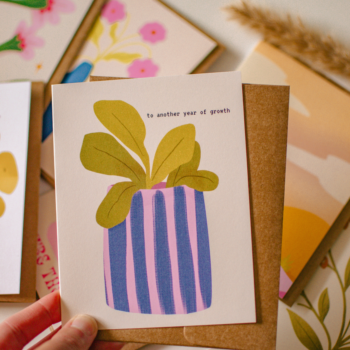 Another Year of Growth Greeting Card