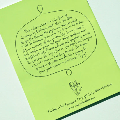 A Garden for All Seasons Colouring Book