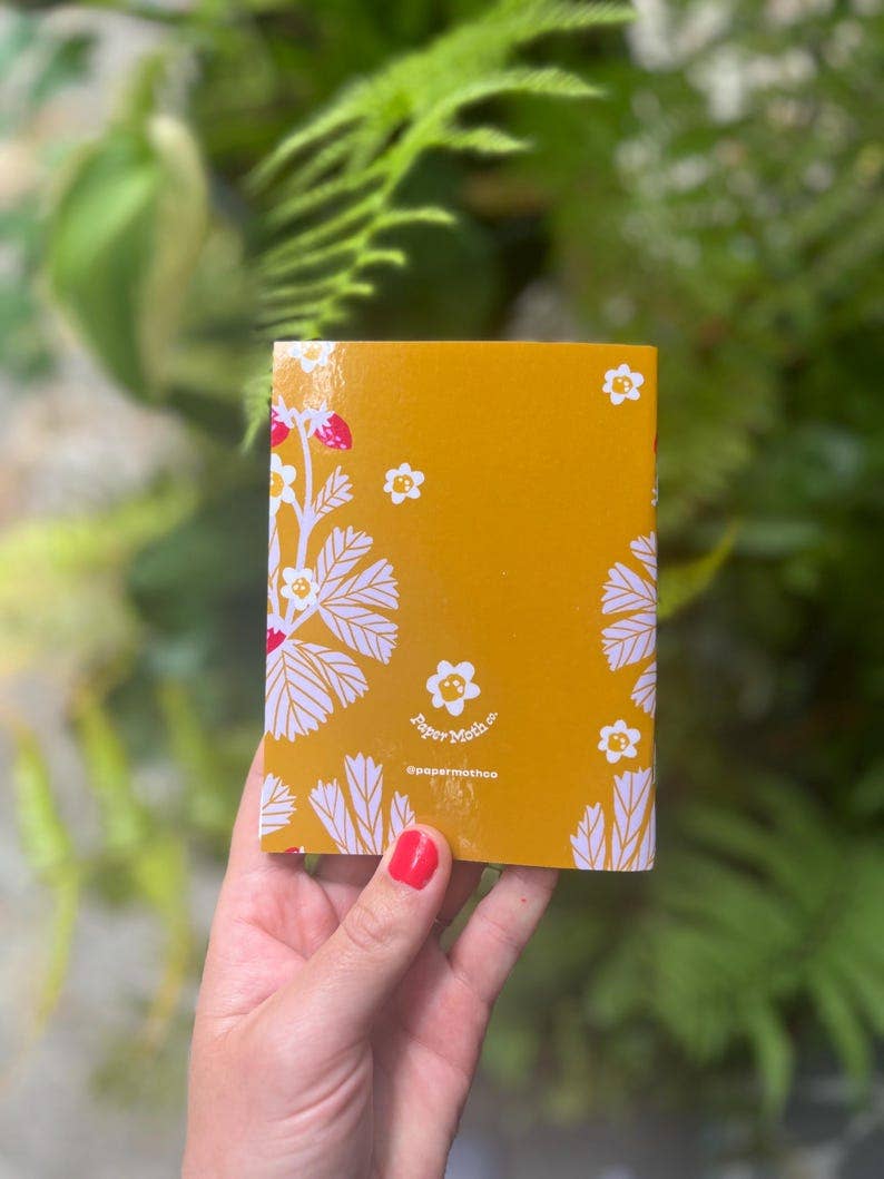 Wild Strawberry Pocket Journal