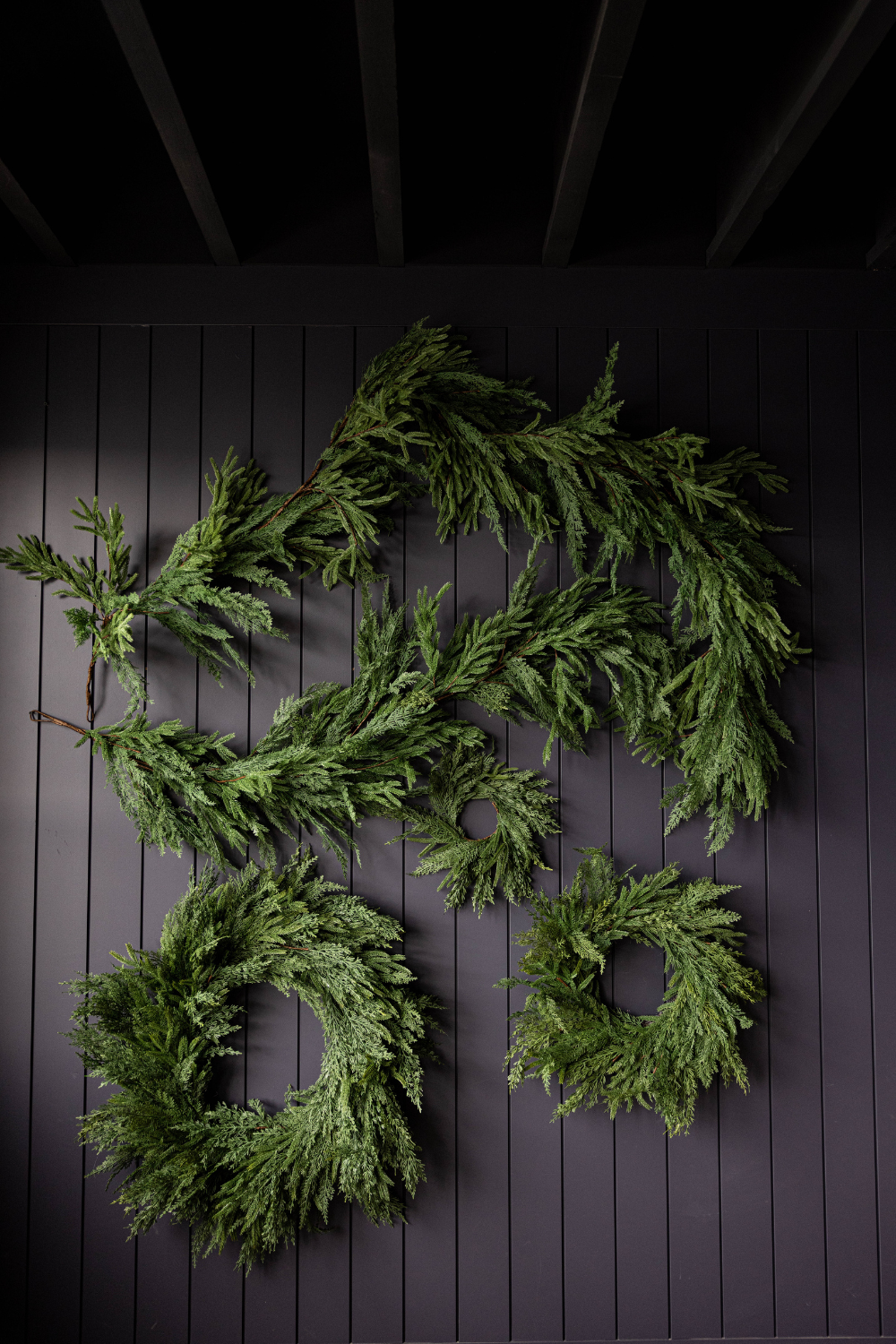 34" Norfolk & Cypress Wreath