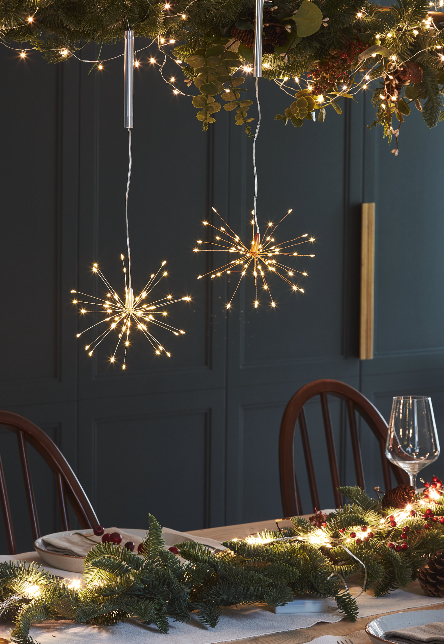 Mini Hanging Starburst: Silver