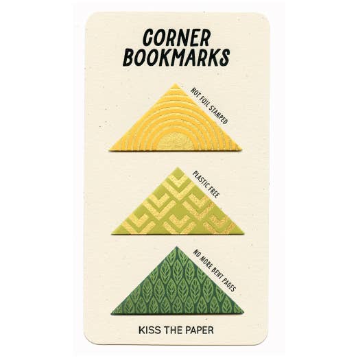 Corner Bookmarks Yellow & Green