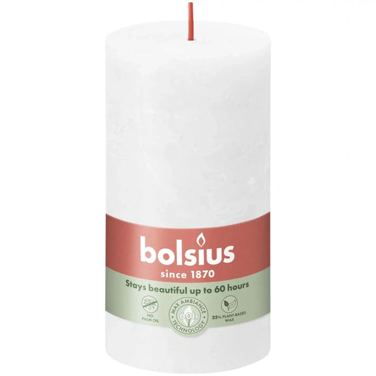 Rustic Pillar Candle 13cm