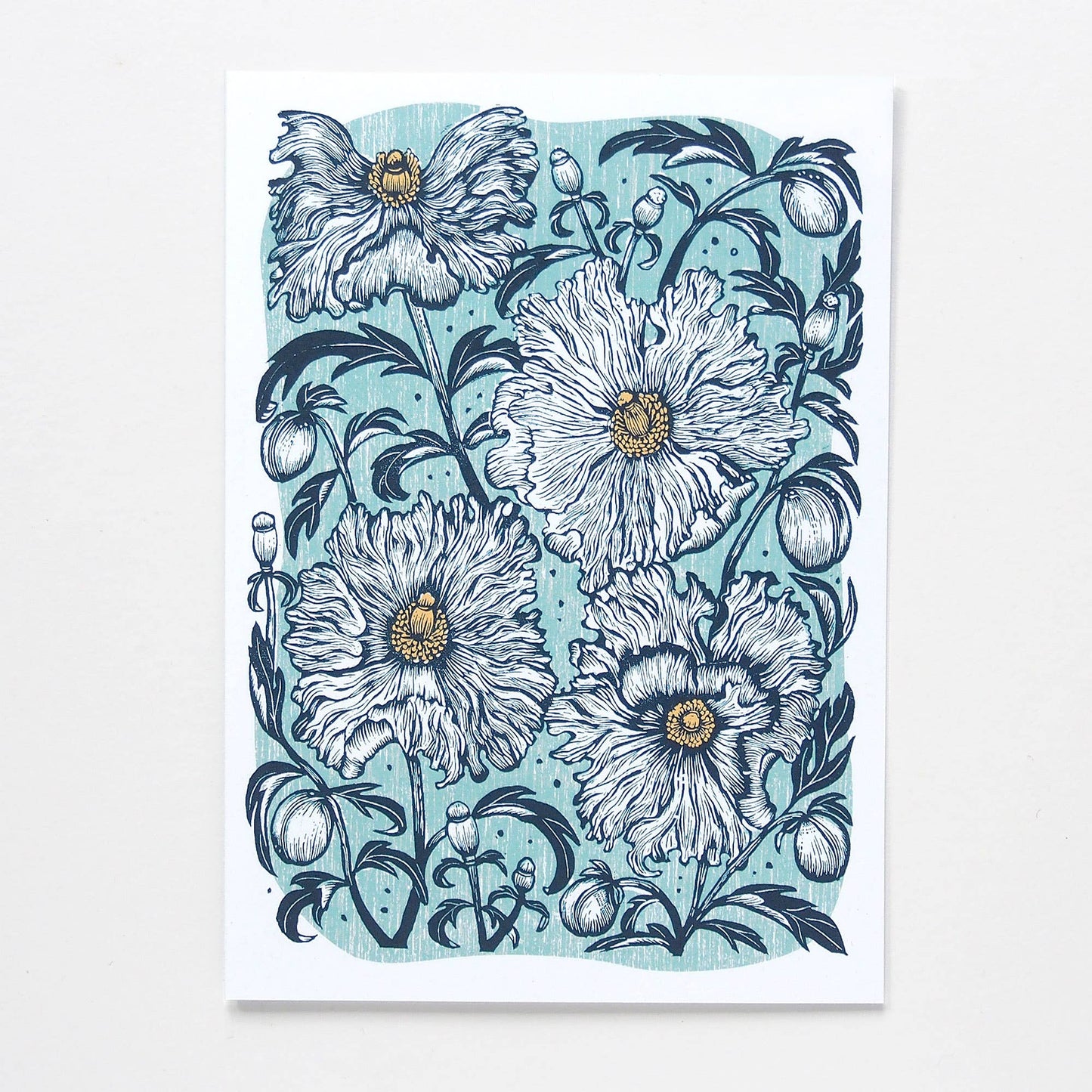 ‘Matilija Poppies’  Blank Card