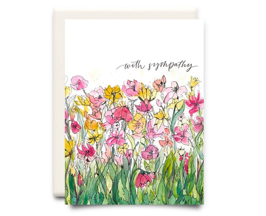 With Sympathy Card