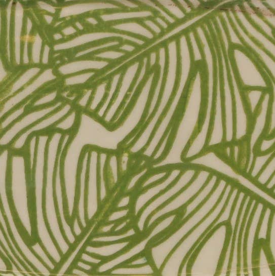 Large mug 18oz: Blue Leaves