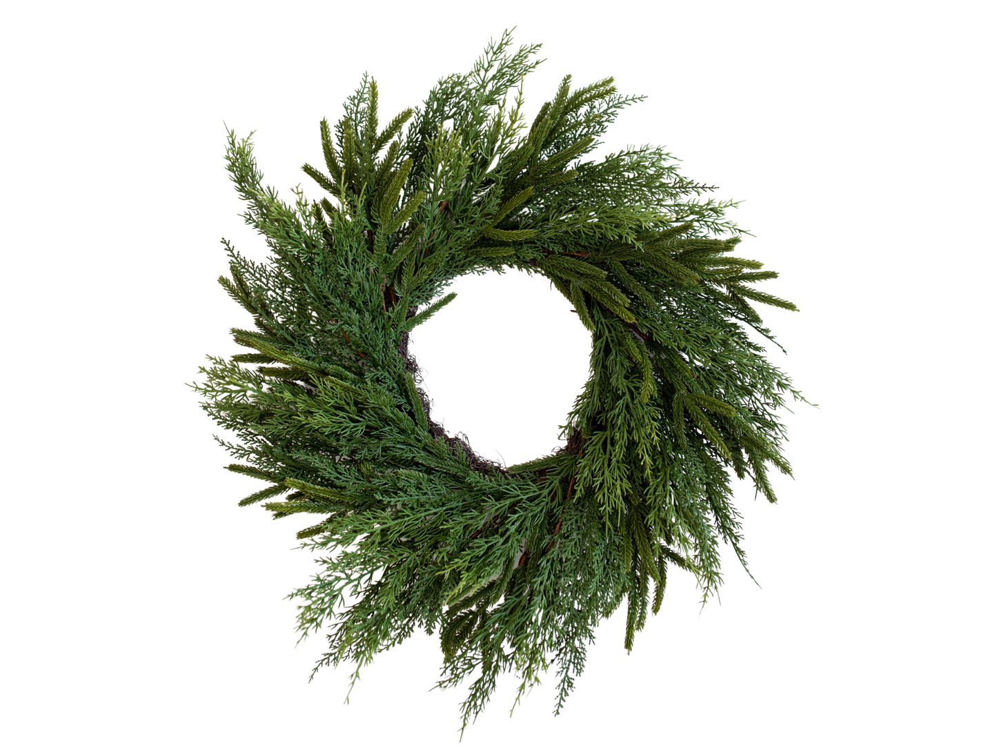 Norfolk & Cypress Real Touch Wreath Large