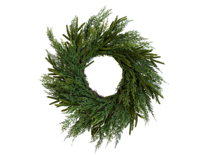 Norfolk & Cypress Real Touch Wreath Large
