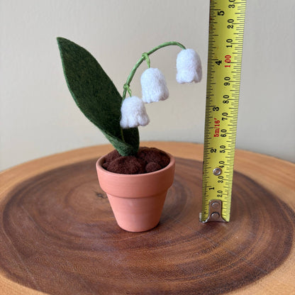 Mini Lily of the Valley Felt Flower