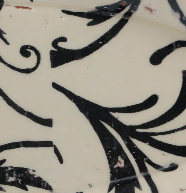 Mug 10oz: Blue Leaves