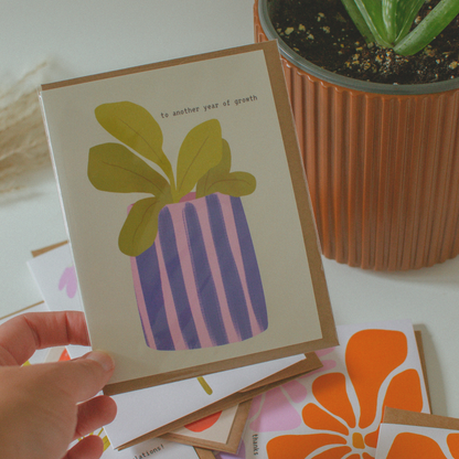 Another Year of Growth Greeting Card