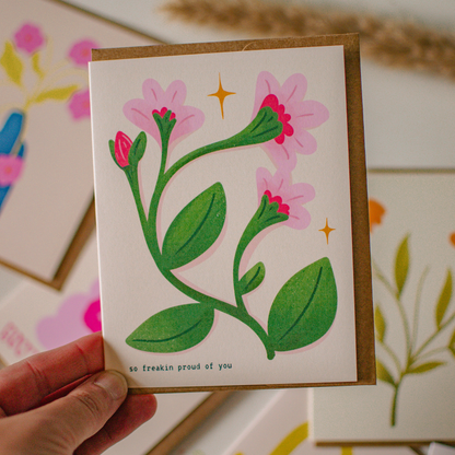 So Freakin Proud Greeting Card