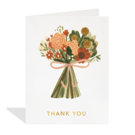 Bouquet Of Thanks Card