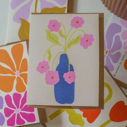 Flower Vase Card