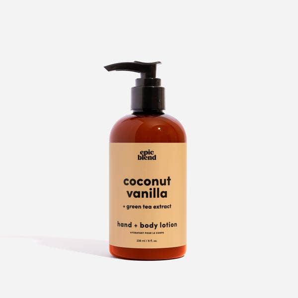 Coconut Vanilla Hand and Body Lotion: 8oz