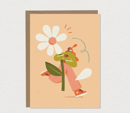Giant Daisy Card - Large Birthday Card