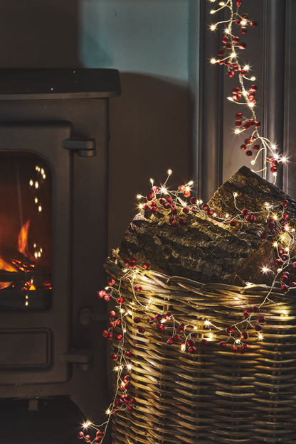 Red Berry Lights - Plug In