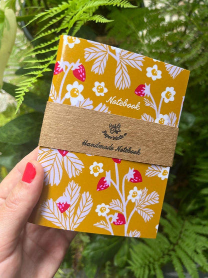Wild Strawberry Pocket Journal