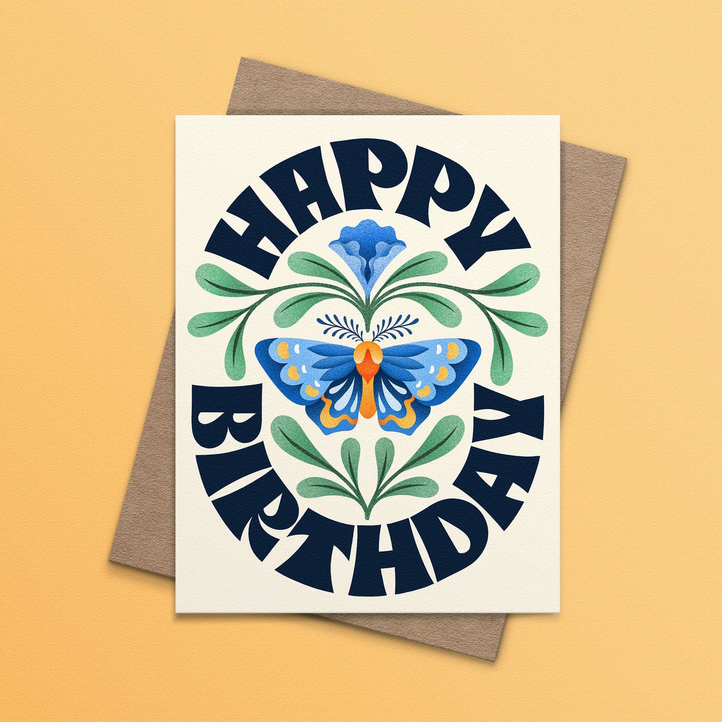 Happy Birthday Butterfly Card