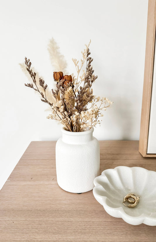 Sana Ceramic Textured Vases: Smallest