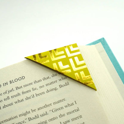 Corner Bookmarks Yellow & Green