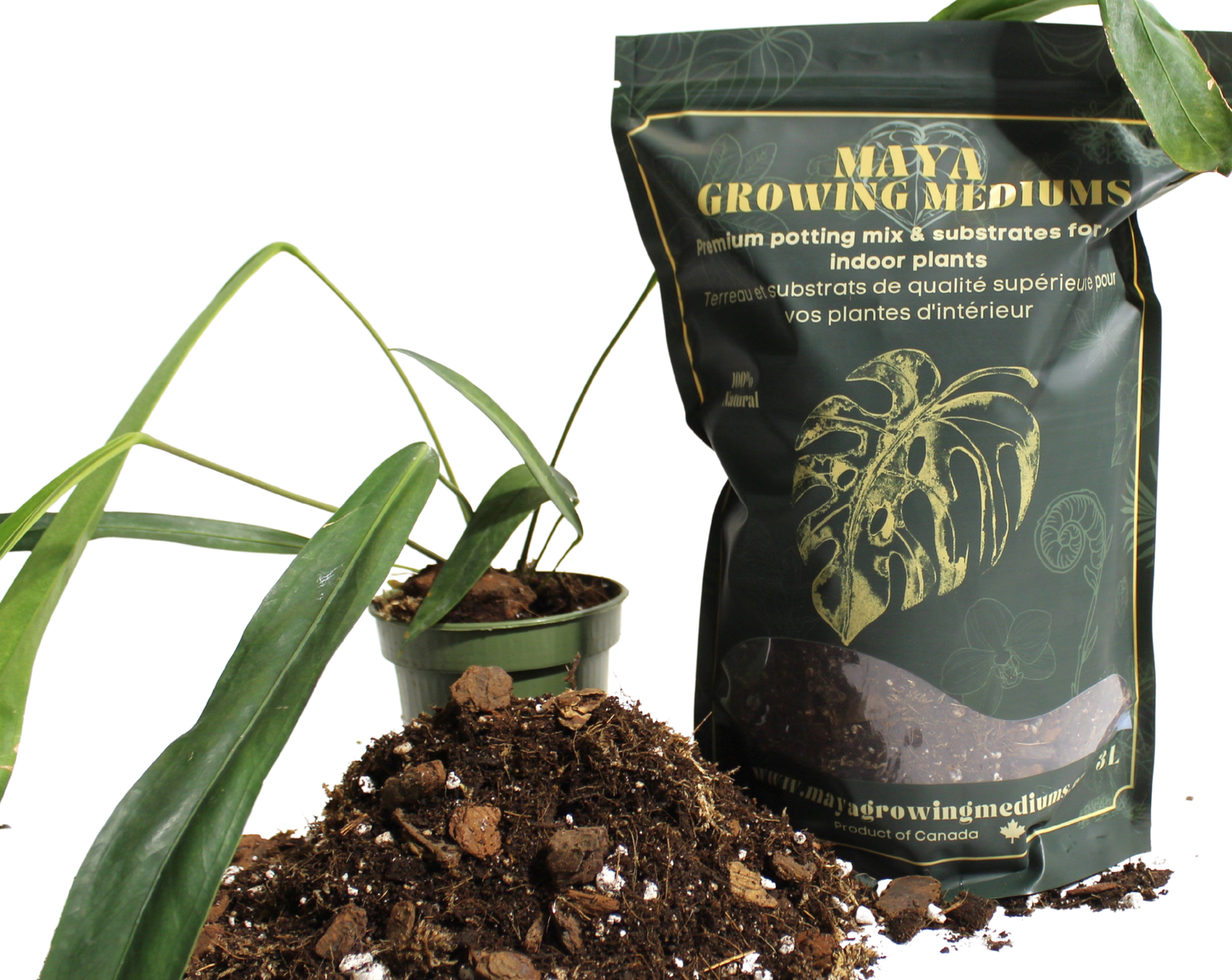 Aroid blend- Potting soil for indoor plants: 3L