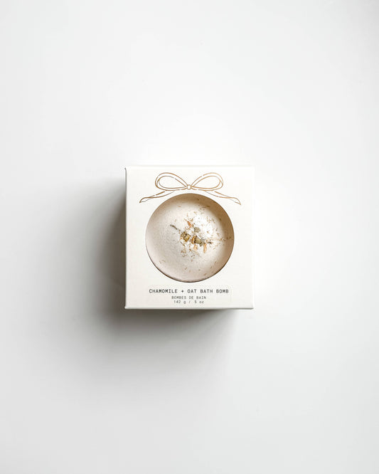 Chamomile + Oat Bath Bomb