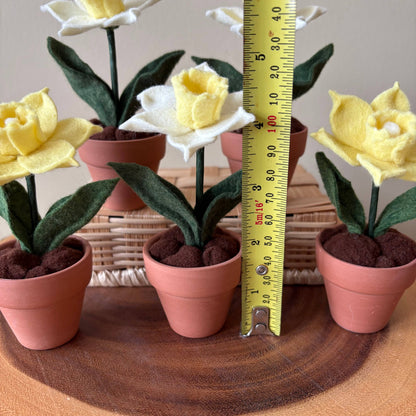 Daffodil Felt Flower