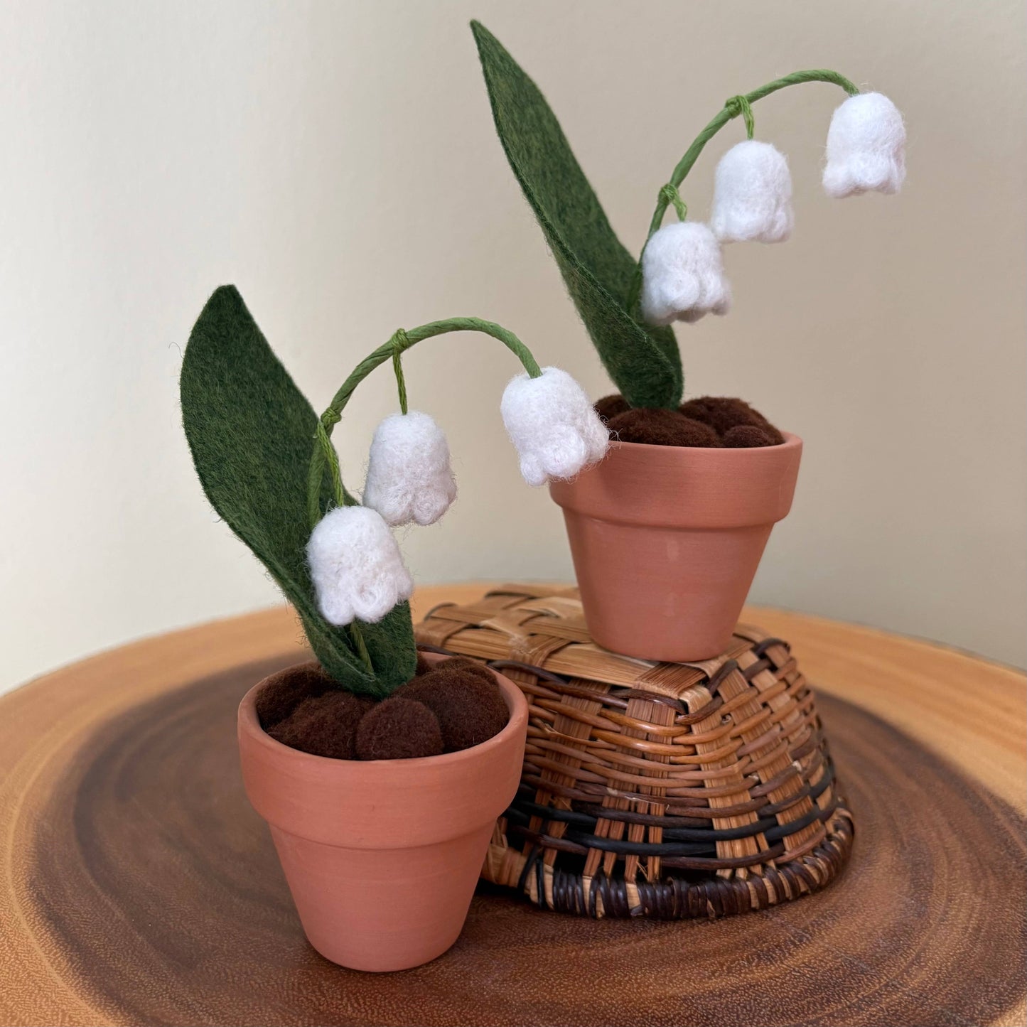 Mini Lily of the Valley Felt Flower